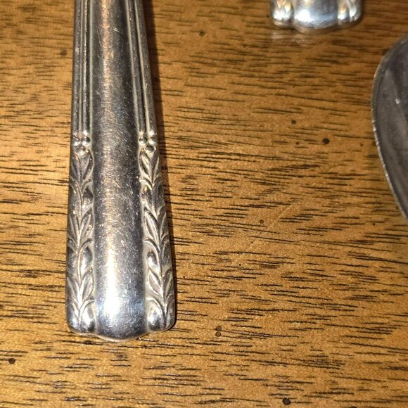 Alvin Chapel Bells Sterling Silver Teaspoons Set Of 6 - 1939 6" Long HS109 - Picture 3 of 6